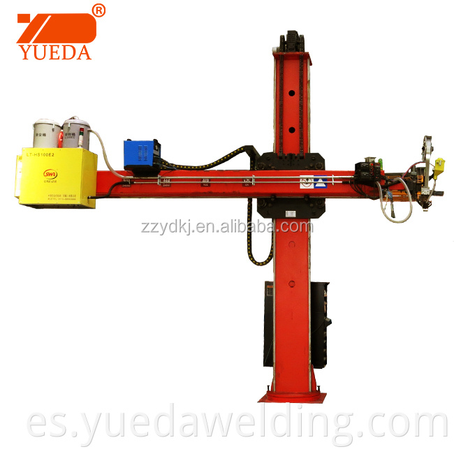 Alta calidad de soldadura ajustable columna boom manipulador pipa robot brazo